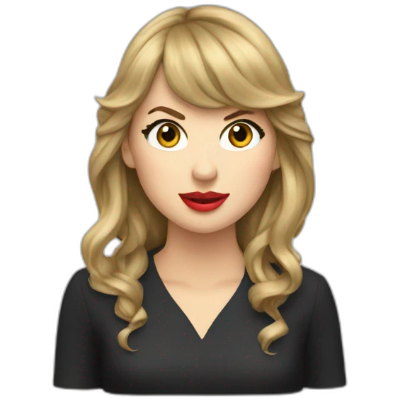 taylor swift saying TIÉ LE SANG emoji
