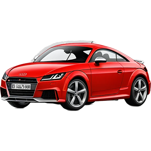 Audi tt s line red emoji