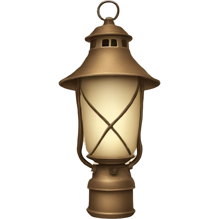 Vintage lantern tan emoji