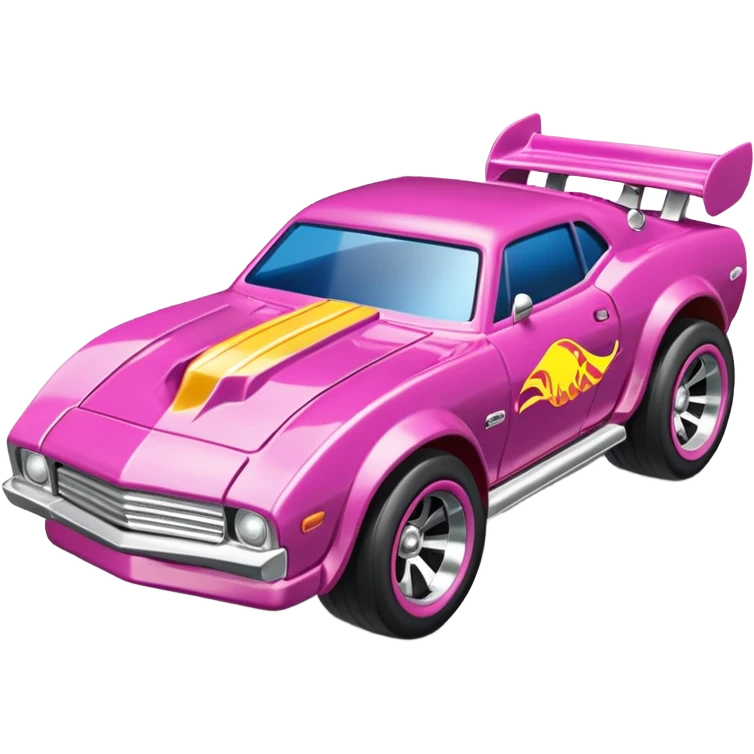 Машинка HotWheels розового цвета в классической упаковке HotWheels. emoji