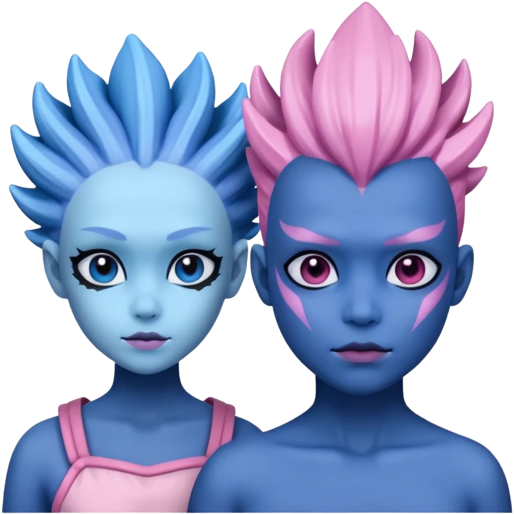 Pokemon legendary azul and pink palkia emoji