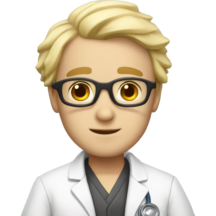 lab white coat bats emoji