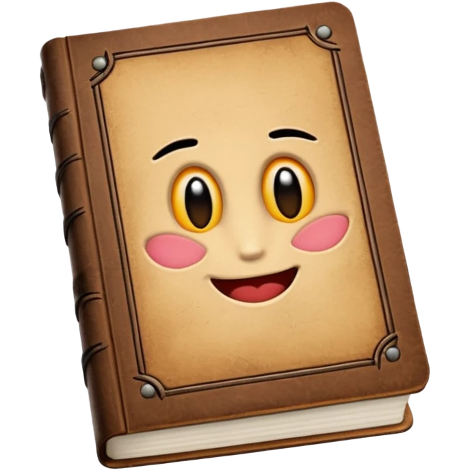 Feelings journal book emoji