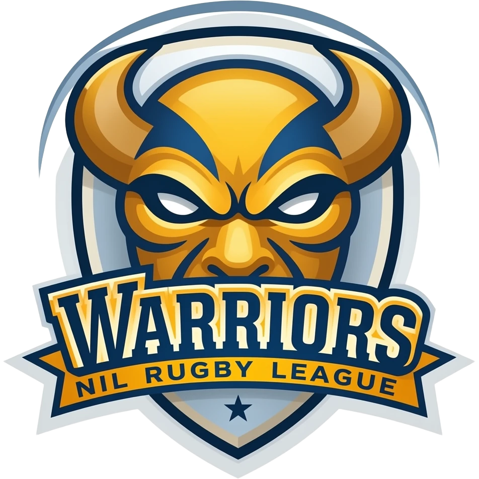 warriors nil rugby league team logo emoji