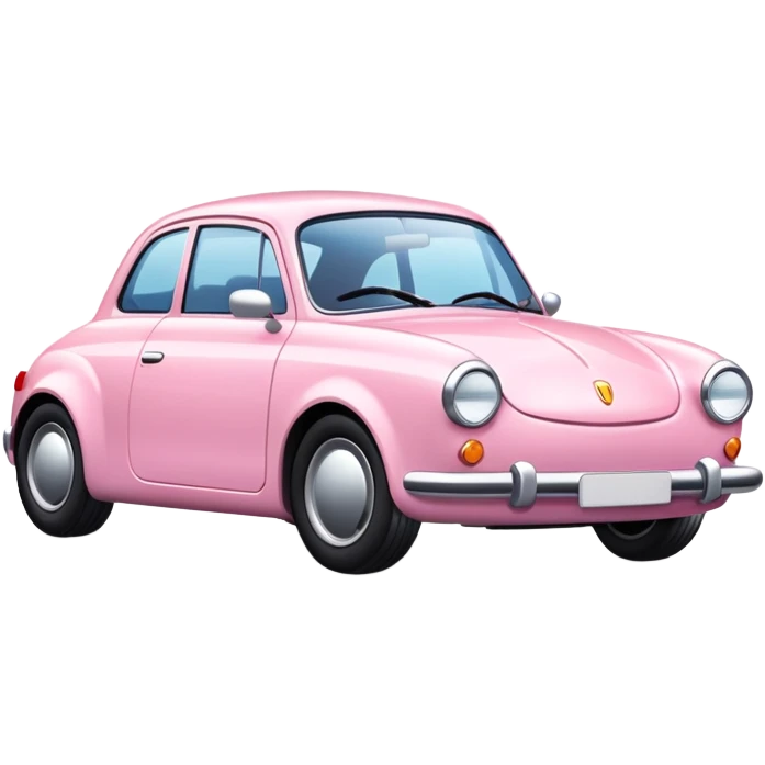 light pink car emoji