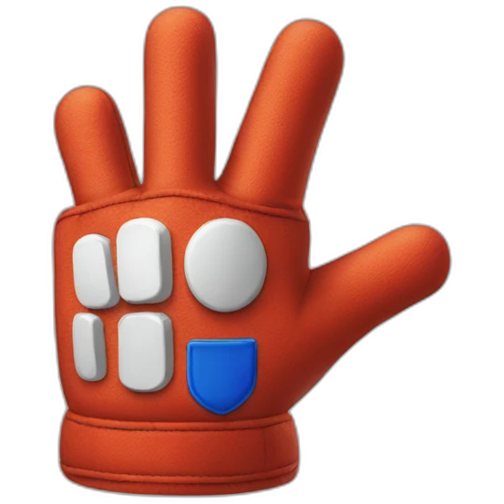 super mario glove hand finger pointing emoji