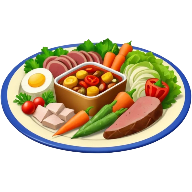 plate of food emoji
