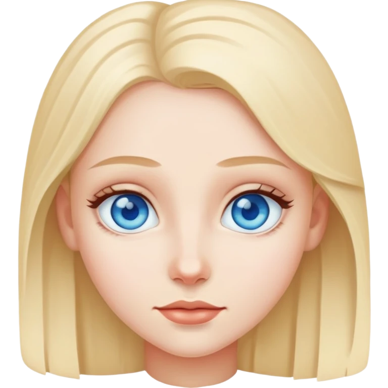 girl with blu eyes emoji