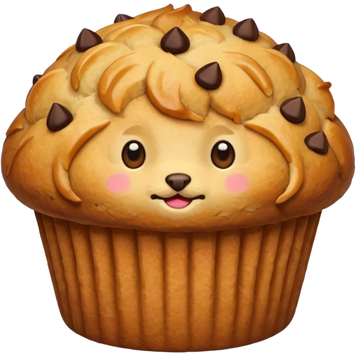 muffin without face emoji emoji