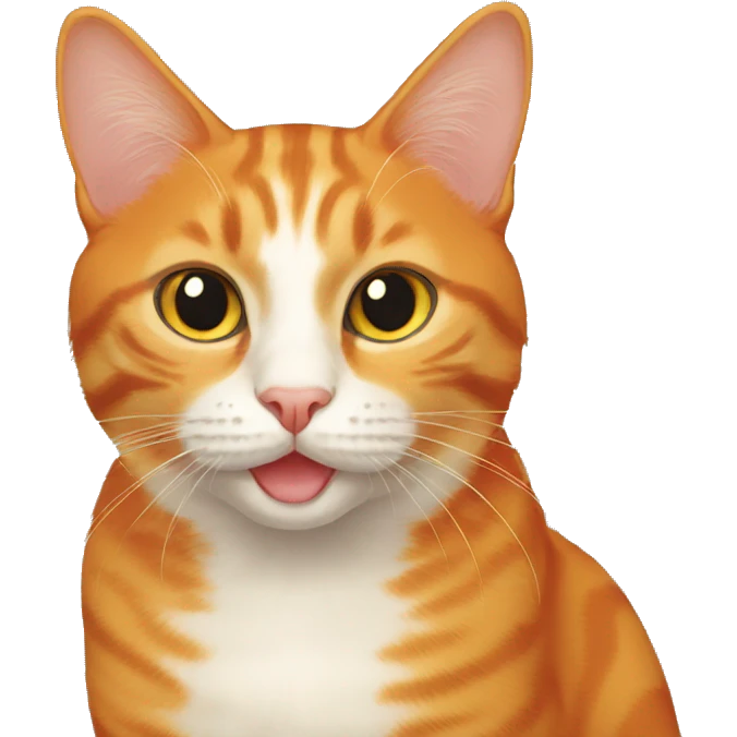 Orange cat cat emoji