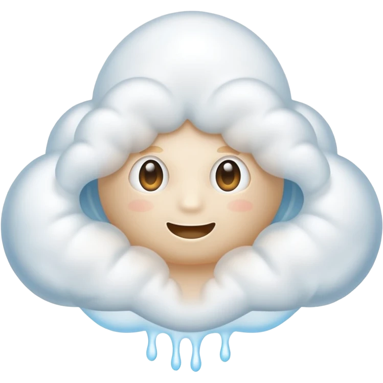 Fog wearing condom costume emoji