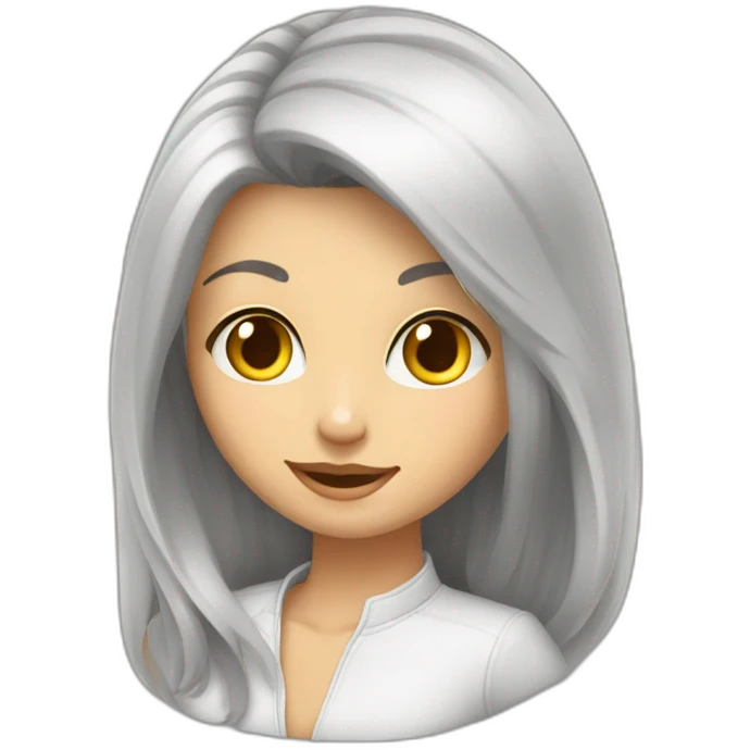 жінка з котом emoji