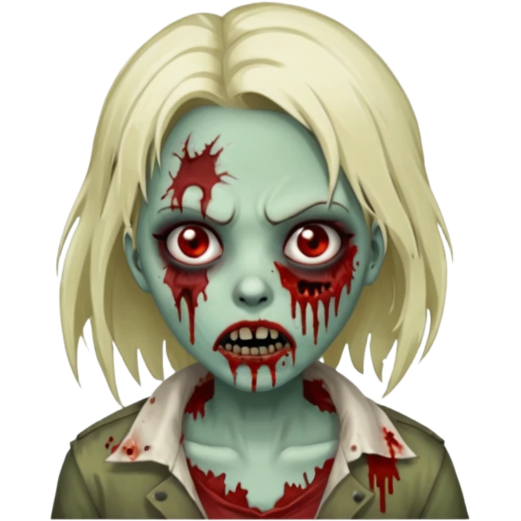 Zumbi garota  emoji
