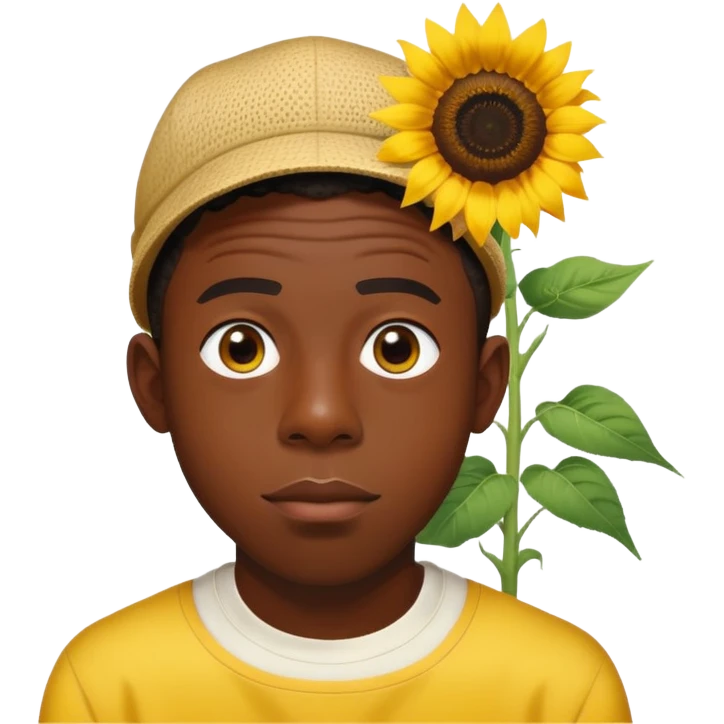 Tyler the creator with sunflower  emoji