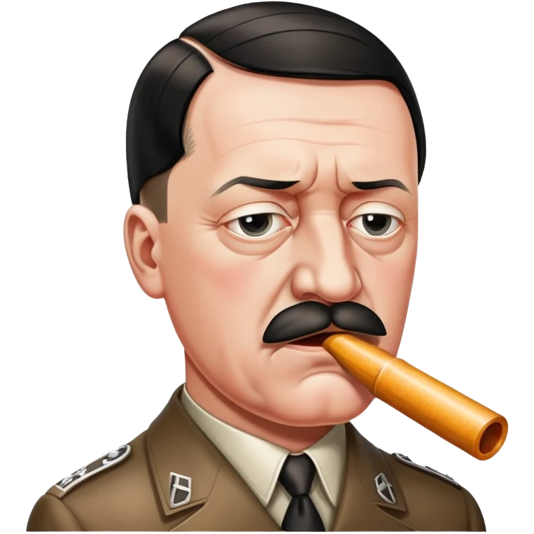 Hitler snorting white lines emoji