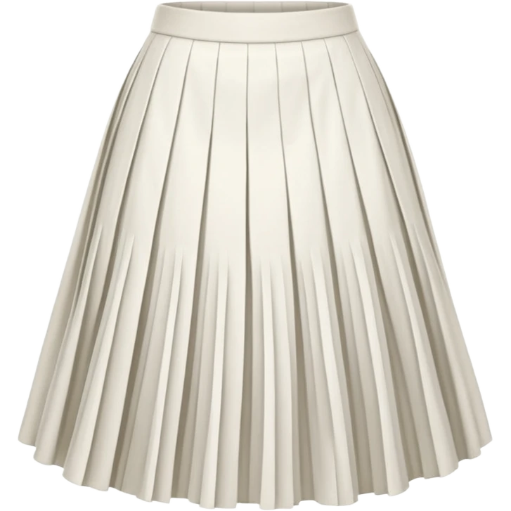 white skirt emoji