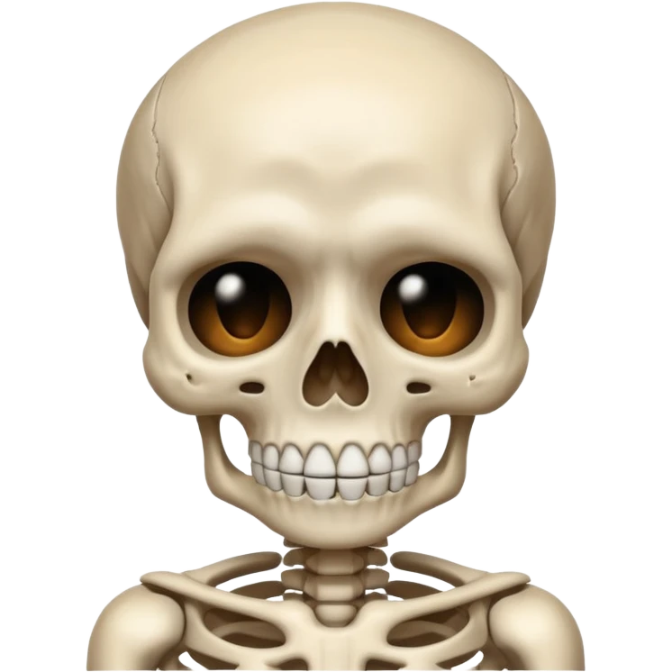 Squelette qui pleure emoji