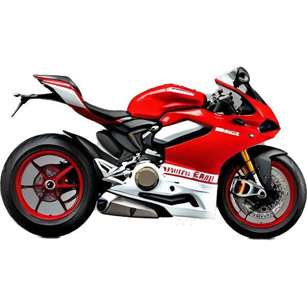 Ducati Panigale V2 red emoji