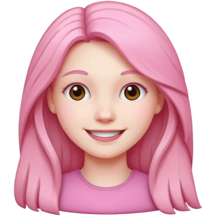 pink paper girl emoji