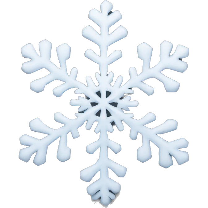 snow flakes emoji