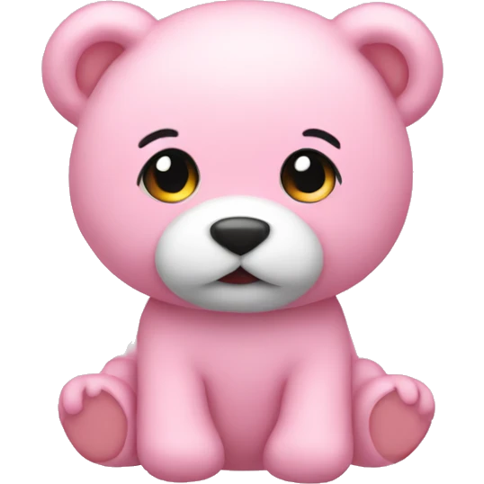 Soft pink toy emoji