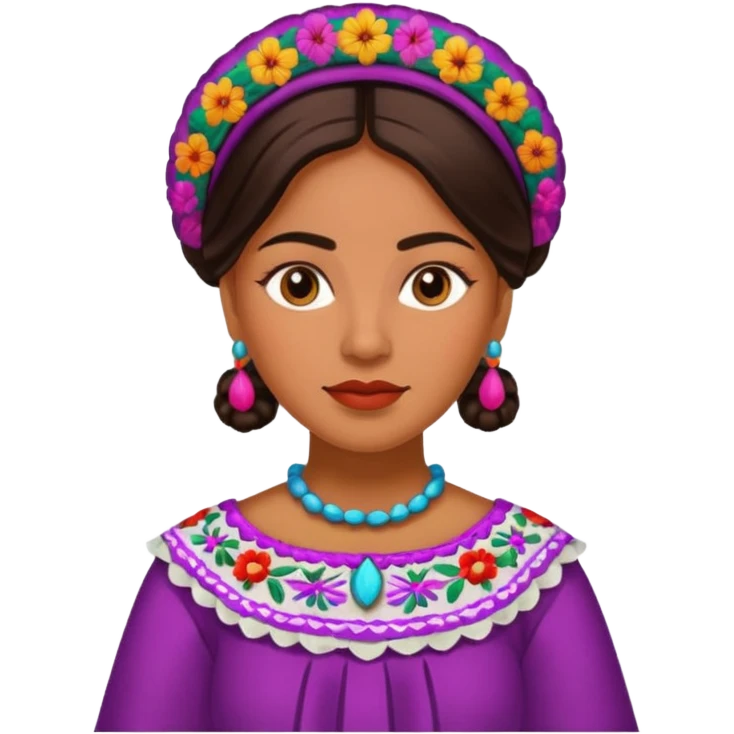 1900's mexican female emoji