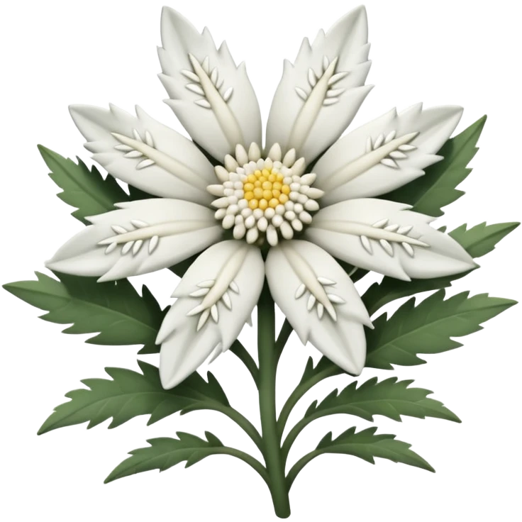 edelweiss realista emoji