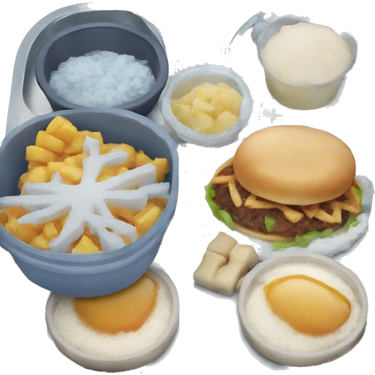 Frozen meal emoji