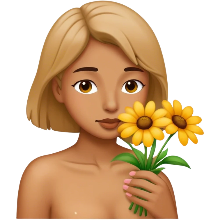 The nose and the act of smelling emoji