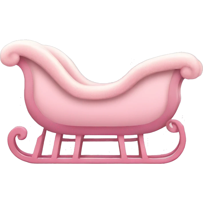 light pink sleigh emoji