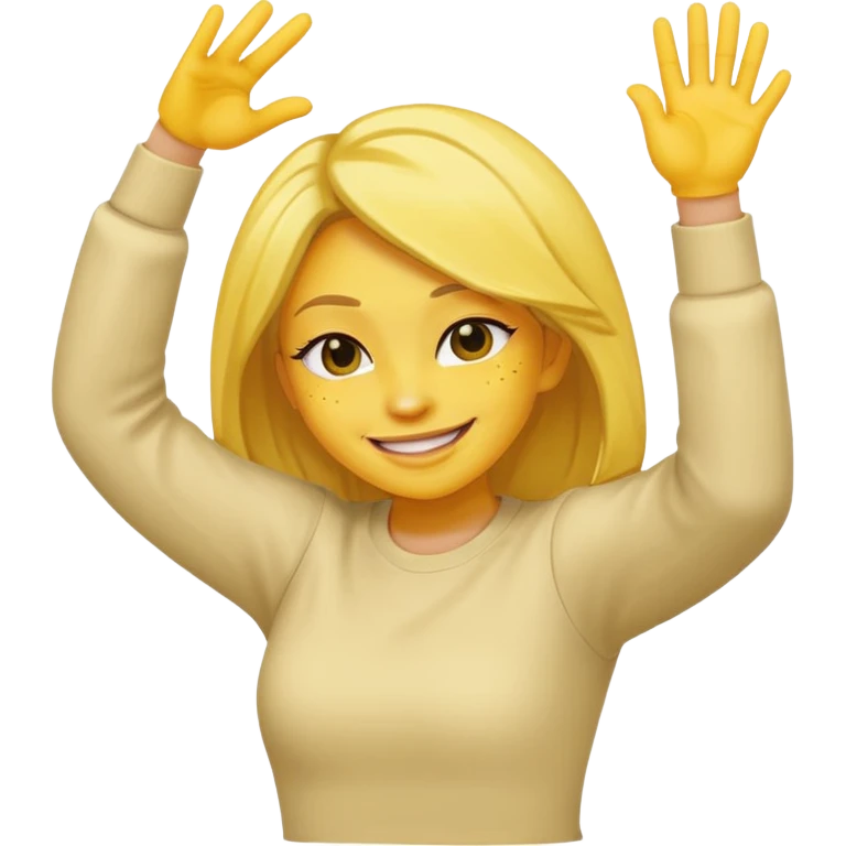 Dabbing women with yellow skin tone emoji