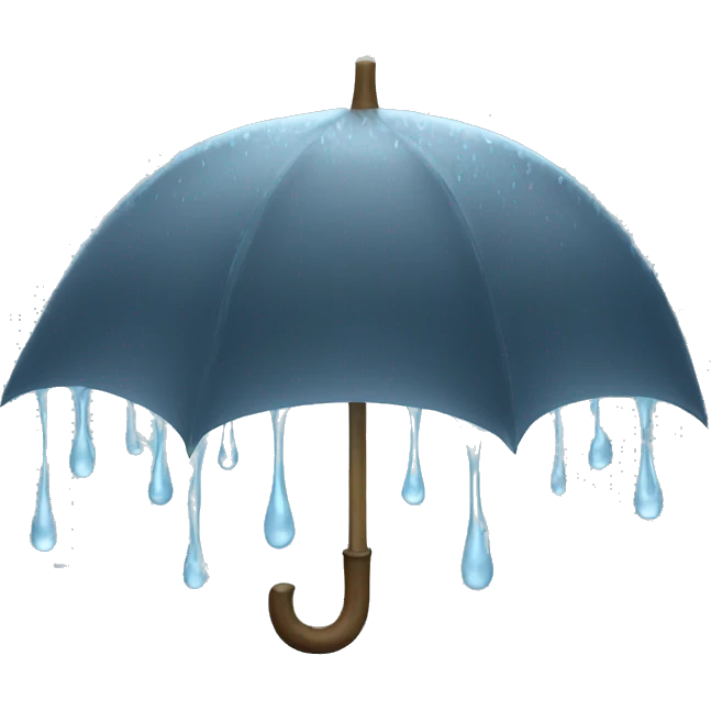 Chilling rain emoji