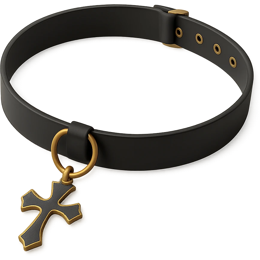 Black goth  Choker emoji
