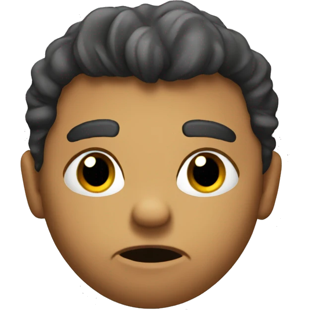 emoji looking down while scoffing confidently  emoji