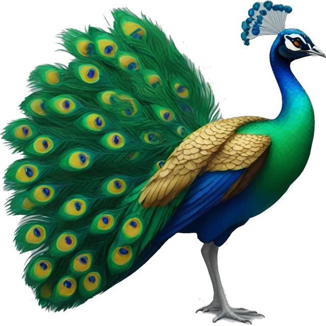 peacock emoji