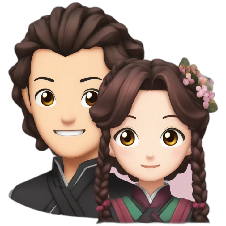 Tanjiro kamado y nezuko emoji