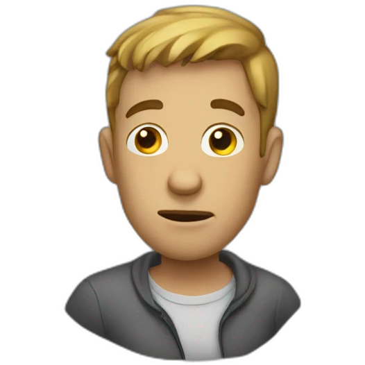 confuse guy emoji
