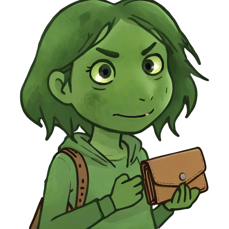 poor girl no money emoji