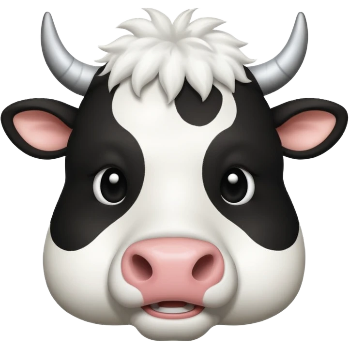 Cow face, word saying MU at the top emoji