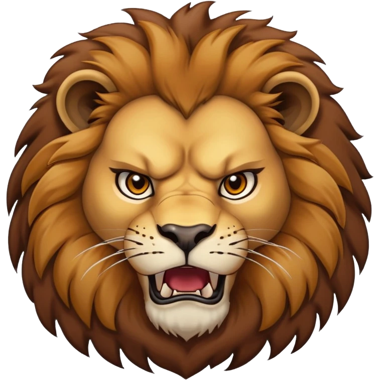 Lion mad don’t speak emoji