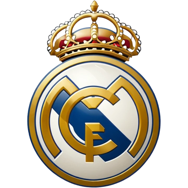 I want an emoji of real madrid logo of football and it should look realistic emoji