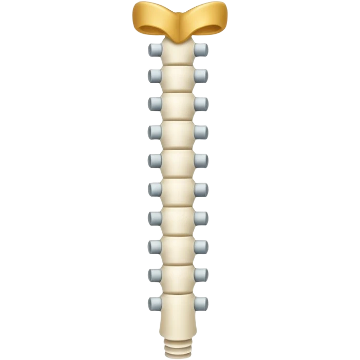 spine, just spinal column emoji