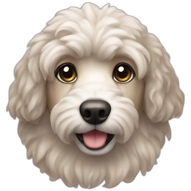 Dog caniche emoji