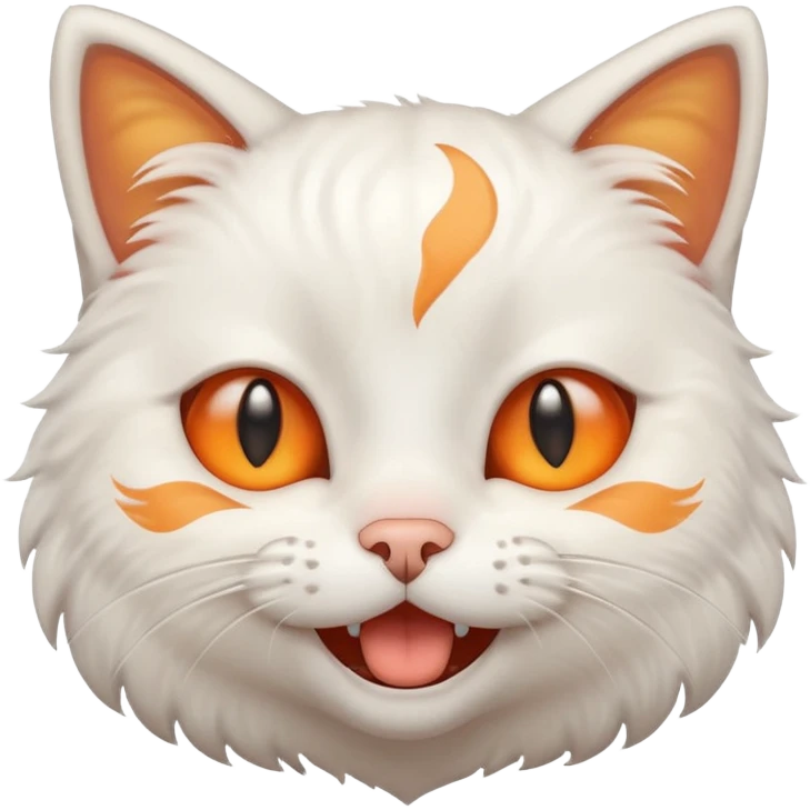 funny cat cry and laugh at the same time emoji