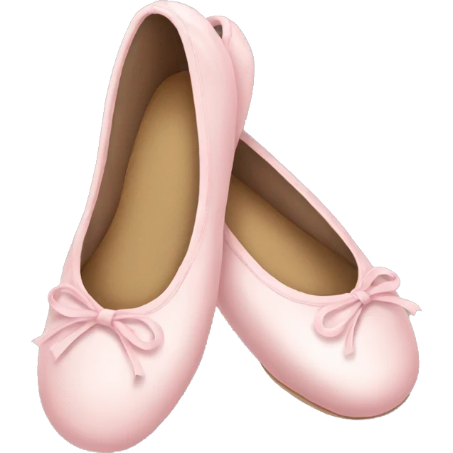 Pale pink ballet shoes emoji