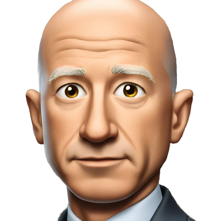 jeff bezos is thinking emoji