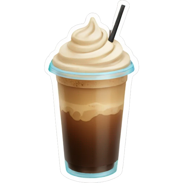 Ice coffee emoji