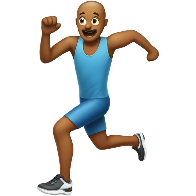 Handicap man running  emoji