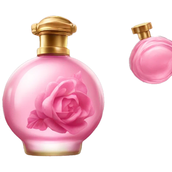 Vintage perfume pink emoji