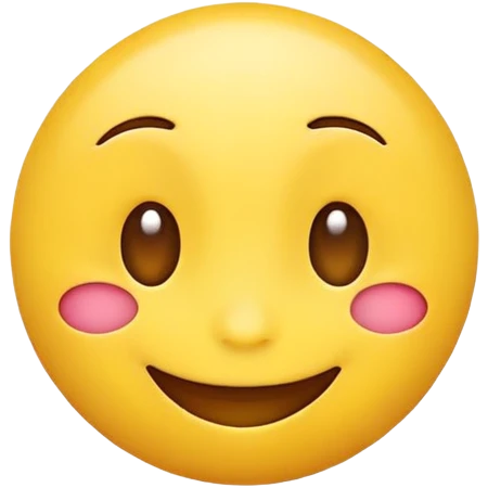 Happy emoji with 1 heart eye emoji